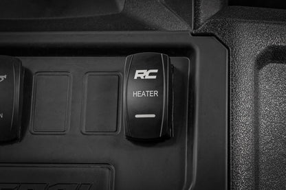 Rough Country | Rocker Switch | Cab Heater | 2x1 with Logo | Blue Back Light | Polaris General XP 4 1000  | 710HS