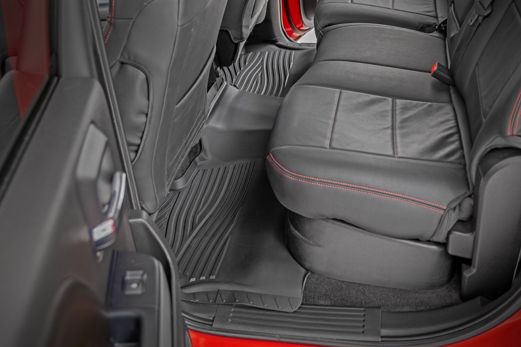Flex-Fit Floor Mats | FR & RR | FR Bucket | Crew | Chevy/GMC 1500/2500HD/3500HD 2WD/4WD | FF-21413
