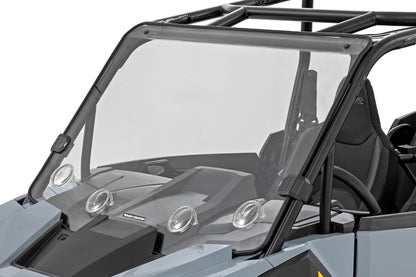 Rough Country | Vented Full Windshield | Scratch Resistant | Polaris RZR XP 4 1000  | 98202310
