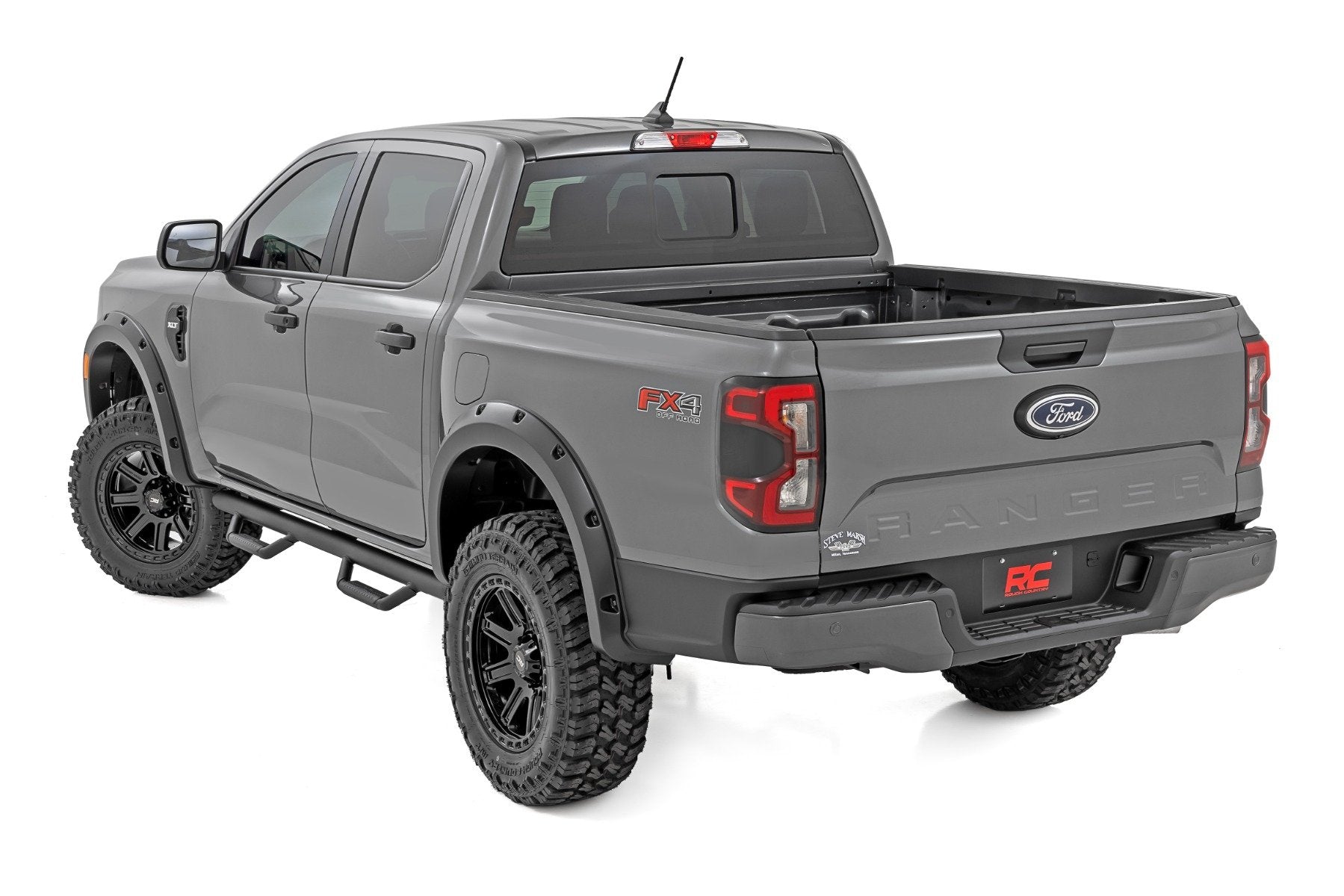 Pocket Fender Flares | YZ Oxford White | Ford Ranger 2WD/4WD (2024) | F-F12401-YZ