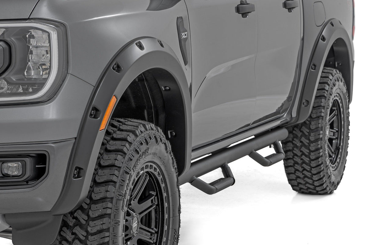 Pocket Fender Flares | M7 Carbonized Gray | Ford Ranger 2WD/4WD (2024) | F-F12401-M7