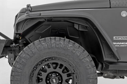 Rough Country | Wheel Well Liners | Front & Rear | Jeep Wrangler Unlimited 2WD/4WD (2007-2018) | 4199A