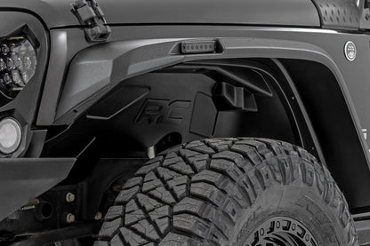 Rough Country | Front Wheel Well Liners | Jeep Wrangler Unlimited 2WD/4WD (2007-2018) | 4194A