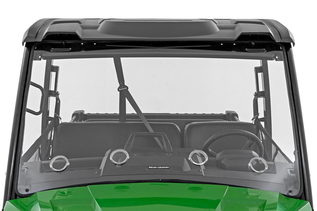 Rough Country | Vented Full Windshield | Scratch Resistant | John Deere Gator XUV 835  | 98222275
