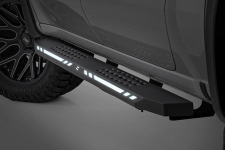 Rough Country | AC2 Running Boards | Amber/White | Crew Cab | Ram 1500 (19-26)/1500 TRX (21-24) | 57006