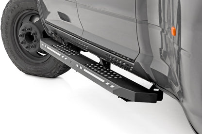 Rough Country | AC2 Running Boards | Amber/White | Crew Cab | Ram 1500/2500/3500 2WD/4WD (2010-2025 & Classic) | 57009