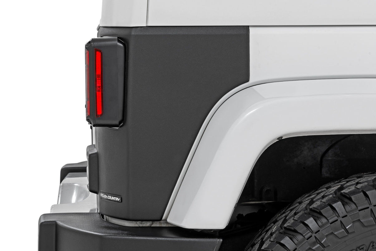 Trail Cladding | Rear Corners | Jeep Wrangler JK/Wrangler Unlimited  (07-18) | TC13022