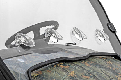 Rough Country | Vented Full Windshield | Scratch Resistant | John Deere Gator XUV 625/Gator XUV 850  | 98222270