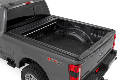 Rough Country | Powered Retractable Bed Cover | 6'10" Bed | Ford F-250/F-350 Super Duty (17-26) | 51507650