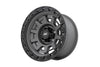 Rough Country 85 Series Wheel | One-Piece | Gunmetal Gray/Black | 15x8 | 5x4.5 | -19mm | 85150813