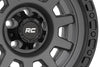 Rough Country 85 Series Wheel | One-Piece | Gunmetal Gray/Black | 15x8 | 5x4.5 | -19mm | 85150813