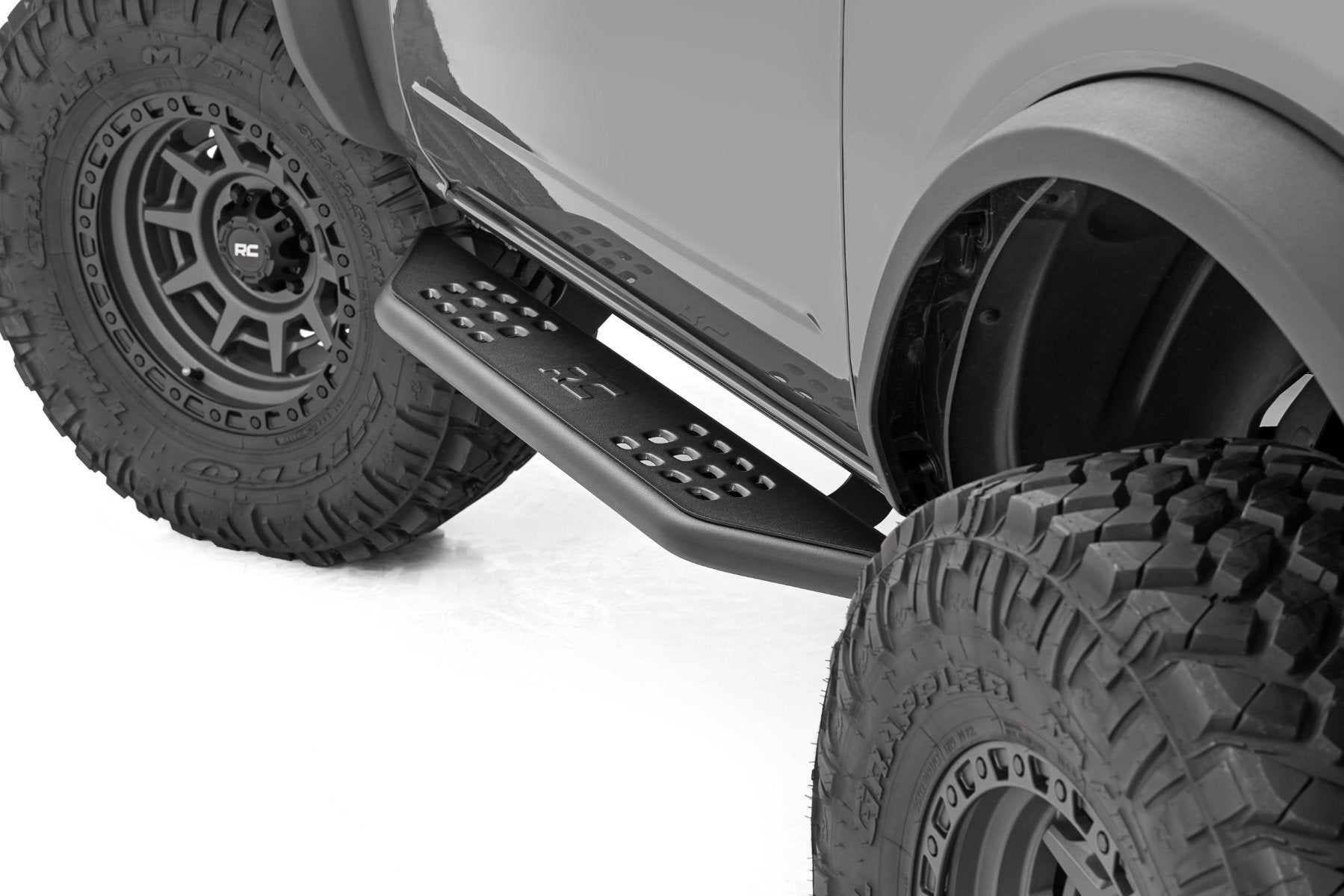 OV2 Running Boards | Side Step Bars | 2-Door | Ford Bronco (2 Door) (21-25) | 14004