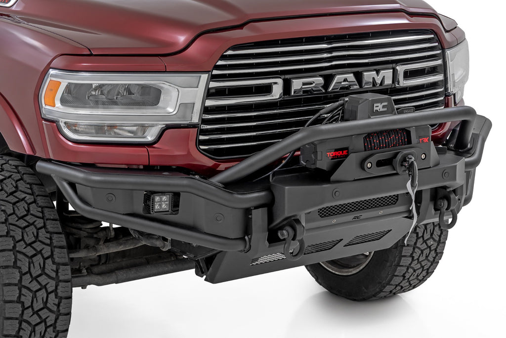 Rough Country | Front Bumper | Tubular |Winch Mount | Ram 2500/3500 2WD/4WD (2019-2026) | 51212W