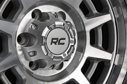 Rough Country | Rough Country 85 Series Wheel | Simulated Beadlock | Full Machine | 17x9 | 5x5 | -12mm | 85170918C