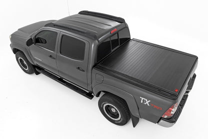 Rough Country | Hard Roll Up Bed Cover | 5' Bed | Toyota Tacoma 2WD/4WD (2005-2015) | 50415500
