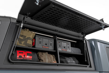 Rough Country | Bed Cap Side Shelf Storage Bin | Passengers Side | Jeep Gladiator JT (20-26) | 734055
