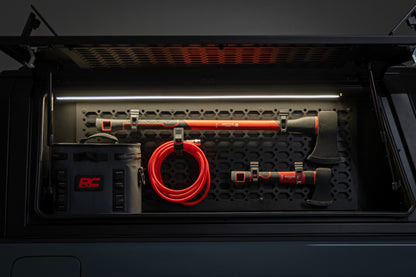 Rough Country | Bed Cap Molle Panel Side Storage Bin | Drivers Side | Jeep Gladiator JT (20-26) | 734054