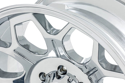 Rough Country 77 Series Wheel | One-Piece | Chrome | 20x9 | 6x135 | +18mm | 77201817C