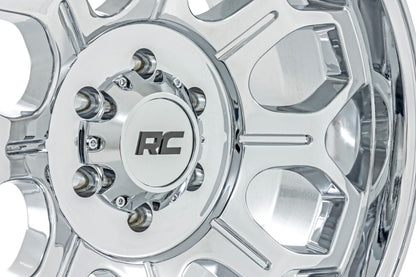 Rough Country 77 Series Wheel | One-Piece |Chrome | 22x12 | 6x135 | -44mm | 77224417