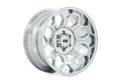 Rough Country 77 Series Wheel | One-Piece | Chrome | 20x10 | 6x5.5 | -25mm | 77202512C