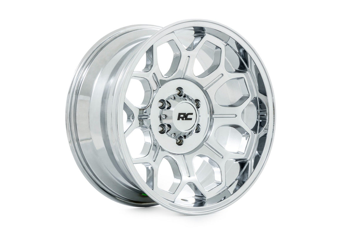 Rough Country 77 Series Wheel | One-Piece |Chrome | 22x12 | 8x6.5 | -44mm | 77224410