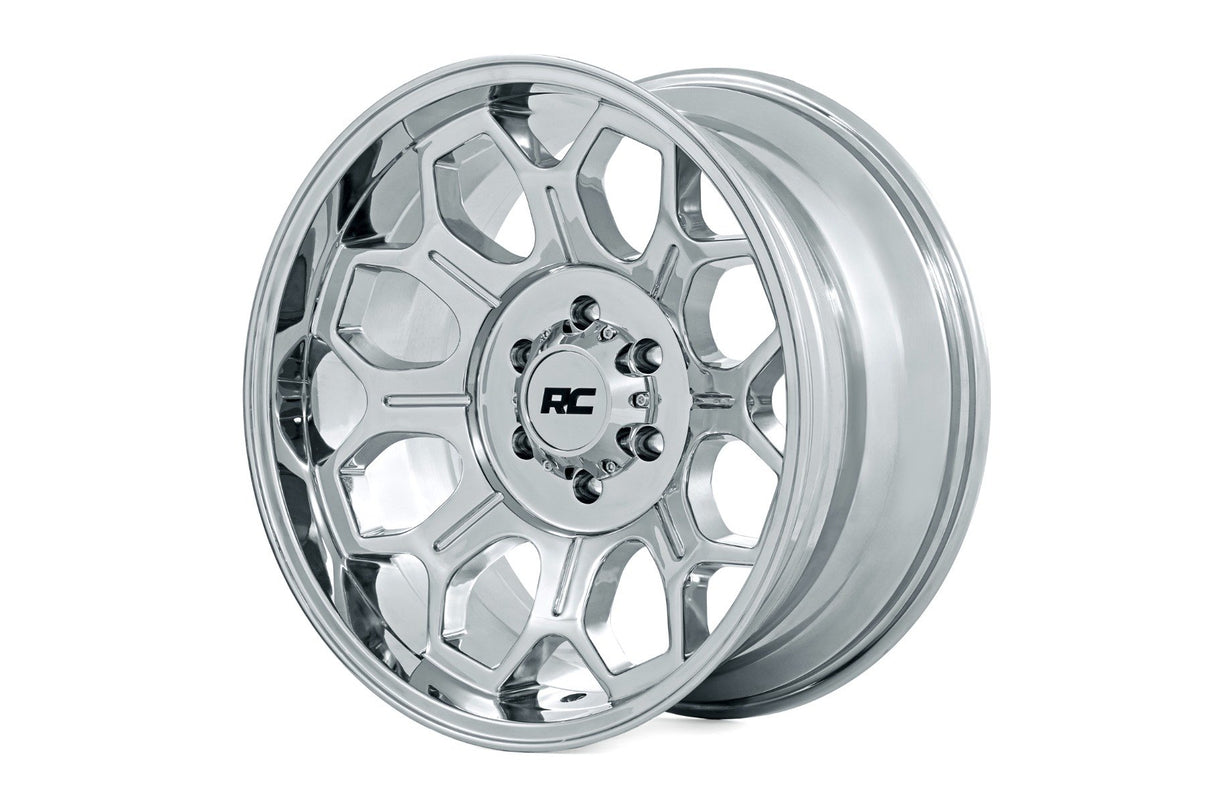 Rough Country 77 Series Wheel | One-Piece |Chrome | 22x12 | 6x5.5 | -44mm | 77224412