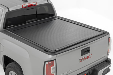 Rough Country | Powered Retractable Bed Cover | 5' Bed | Chevy/GMC Canyon/Colorado (15-26) | 51120500