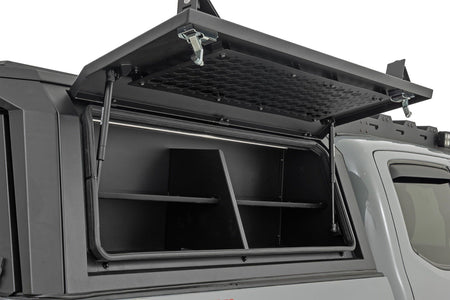 Rough Country | Bed Cap Side Shelf Storage Bin | Passengers Side | Toyota Tacoma (16-23) | 734065