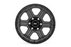 Rough Country 79 Series Wheel | One-Piece | Gunmetal Gray w/Black Ring | 17x8.5 | 6x5.5 | 0mm | 79170912G
