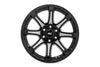 Rough Country 81 Series Wheel | One-Piece | Semi Gloss Black w/machined spokes | 20x9 | 5x5.5 | 0mm | 81200914M