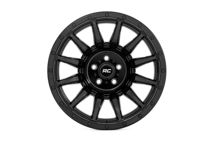 Rough Country 90 Series Wheel | One-Piece | Gloss Black | 20x9 | 6x5.5 | 0mm | 90200912B
