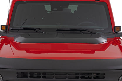 Rough Country | Hood Scoop | Gloss Black | Ford Bronco 4WD (2021-2026) | HS30020-G1