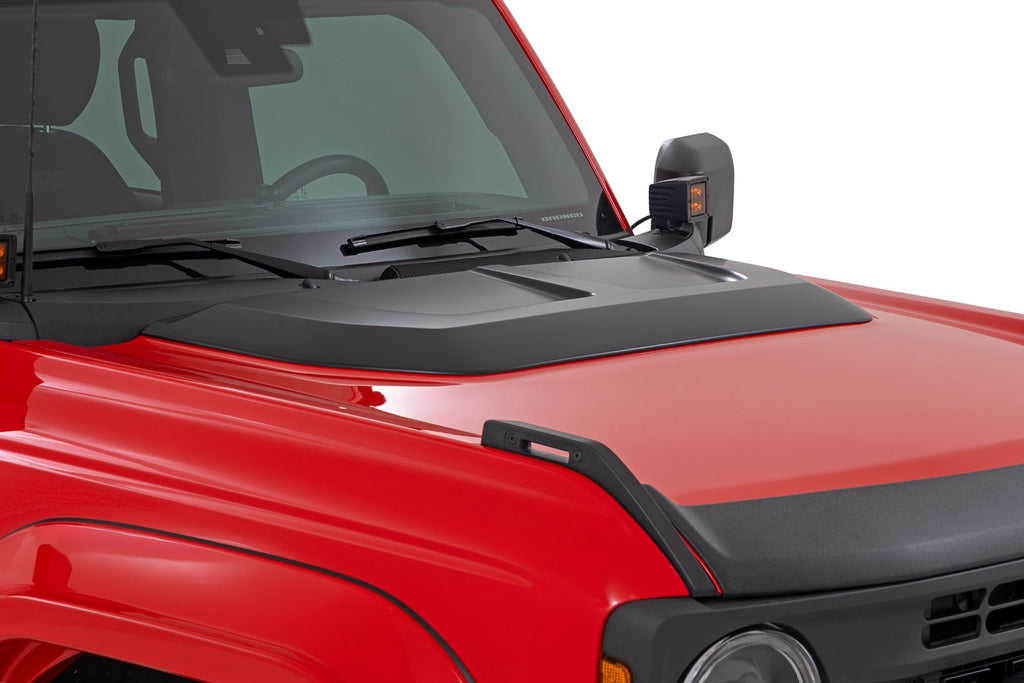 Rough Country | Hood Scoop | E7 Velocity Blue | Ford Bronco 4WD (2021-2026) | HS30020-E7