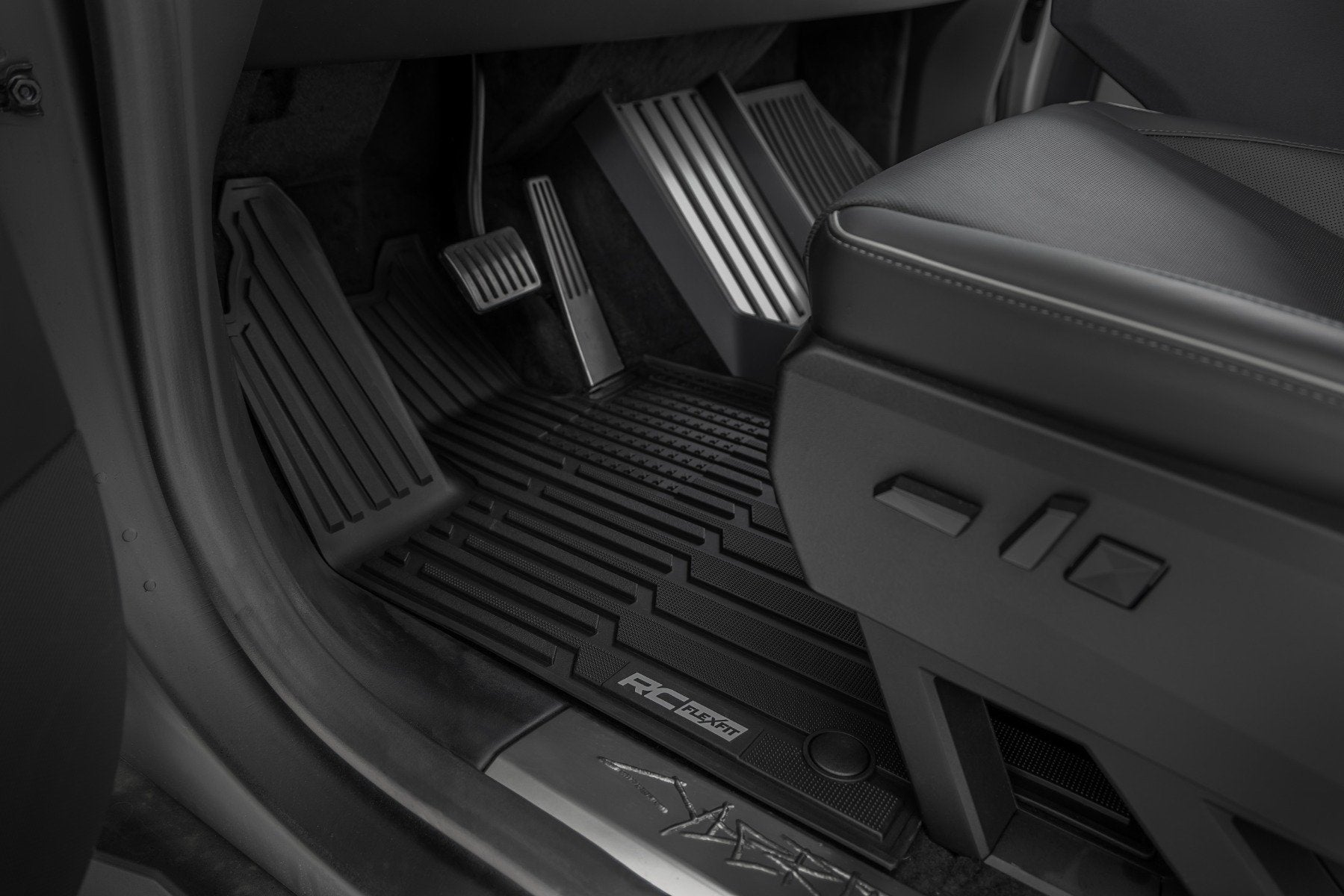 Flex-Fit Floor Mats | FR & RR | Tesla /Cybertruck 4WD (2024-2025) | FF-71502