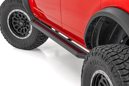 Rough Country | Multi-Color LED Running Boards | 4-Door | Ford Bronco 4WD (2021-2026) | 55008