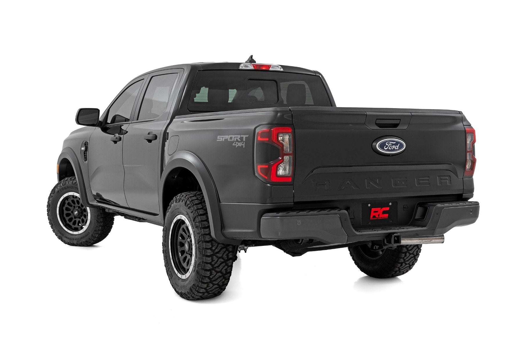 Fender Flares | Sport | M7 Carbonized Gray | Ford Ranger 2WD/4WD (2024) | S-F12401-M7