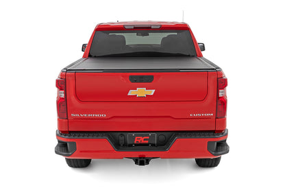 Rough Country | Hard Roll Up Bed Cover | 6'7" Bed | Chevy/GMC Sierra 1500 (19-26)/Silverado 1500 (19-26)  | 50210650