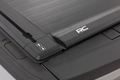 Rough Country | Powered Retractable Bed Cover | 6'7" Bed | Ford F-150 (15-26)/F-150 Lightning (22-26) | 51505650