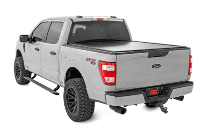 Rough Country | Power Running Boards | HT-Series | Crew Cab | Ford F-150/Lightning/F-250/F-350/Raptor (15-26) | ESR71520