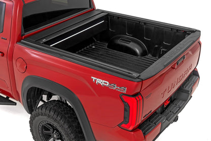 Rough Country | Powered Retractable Bed Cover | 5'7" Bed | Toyota Tundra 2WD/4WD (2022-2026) | 51514551