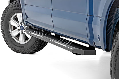 Rough Country | AC2 Running Boards | Amber/White | Crew Cab | Ford F-150/Lightning/F-250/F-350/Raptor (15-26) | 57005