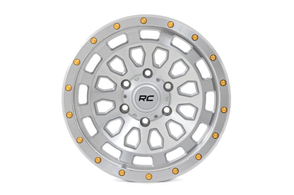 Rough Country | Rough Country 87 Series Wheel | Simulated Beadlock | Full Machine | 17x8.5 | 5x5 | +0mm | 87170918C