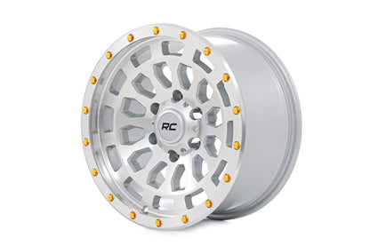 Rough Country | Rough Country 87 Series Wheel | Simulated Beadlock | Full Machine | 17x8.5 | 6x5.5 | +0mm | 87170912C