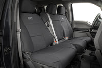 Rough Country | Seat Covers | FR Bench | Ford F-150 (15-26)/F-250 Super Duty (17-26)/F-350 Super Duty (17-26)  | 91063