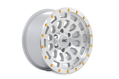 Rough Country | Rough Country 87 Series Wheel | Simulated Beadlock | Full Machine | 17x8.5 | 5x5 | +0mm | 87170918C