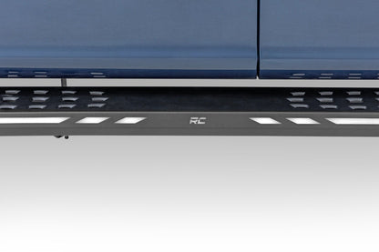 Rough Country | AC2 Running Boards | Amber/White | Crew Cab | Ford F-150/Lightning/F-250/F-350/Raptor (15-26) | 57005