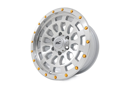 Rough Country | Rough Country 87 Series Wheel | Simulated Beadlock | Full Machine | 17x8.5 | 6x5.5 | +0mm | 87170912C
