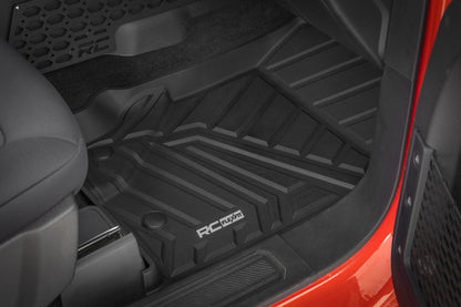 Rough Country | Floor Mats | Front & Rear | Ford Bronco 4WD (2021-2026) | FF-51602