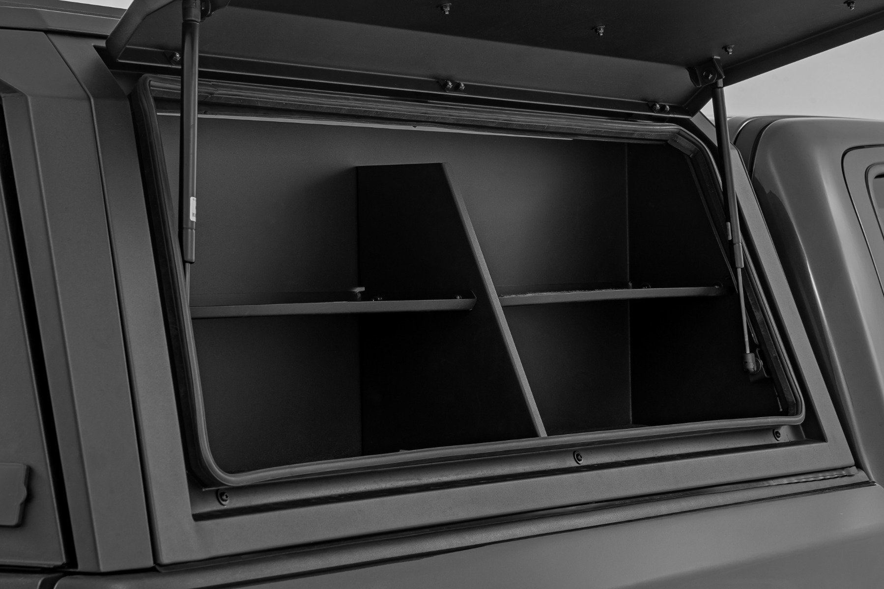 Bed Cap Side Shelf Storage Bin | Passengers Side | 734005