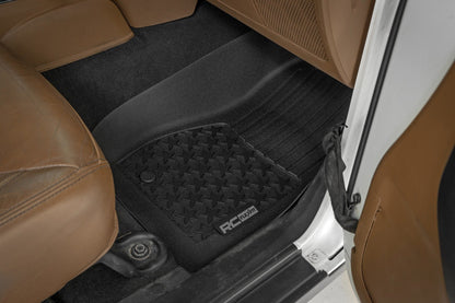 Floor Mats | FR & RR | 4 Door | Jeep Wrangler Unlimited 4WD (2014-2018) | FF-61412
